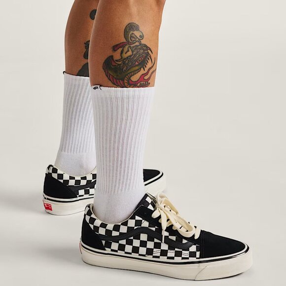 VANS LX Old Skool Men's Checkerboard VN000D56BZW Size 10 Shoes Sneakers NEW - Picture 15 of 16